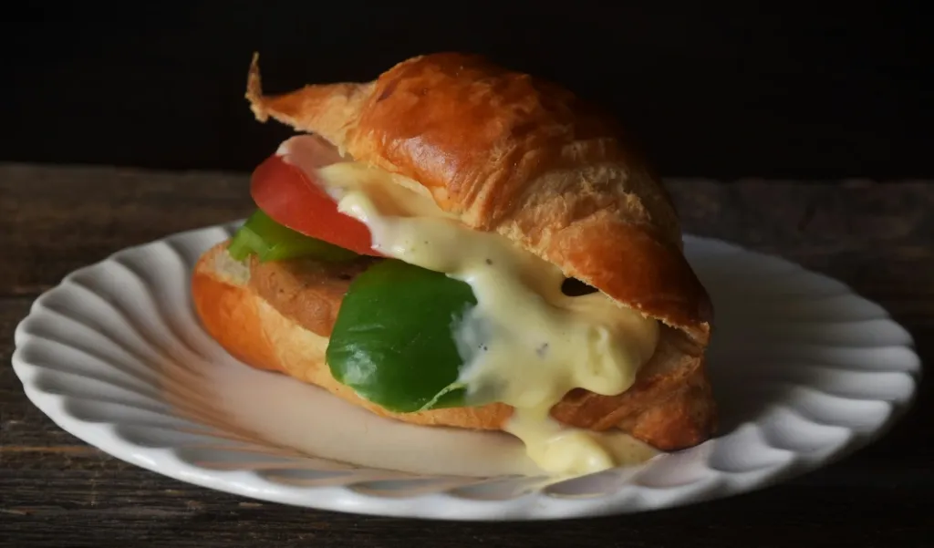 Chicken Ham Croissant Sandwich